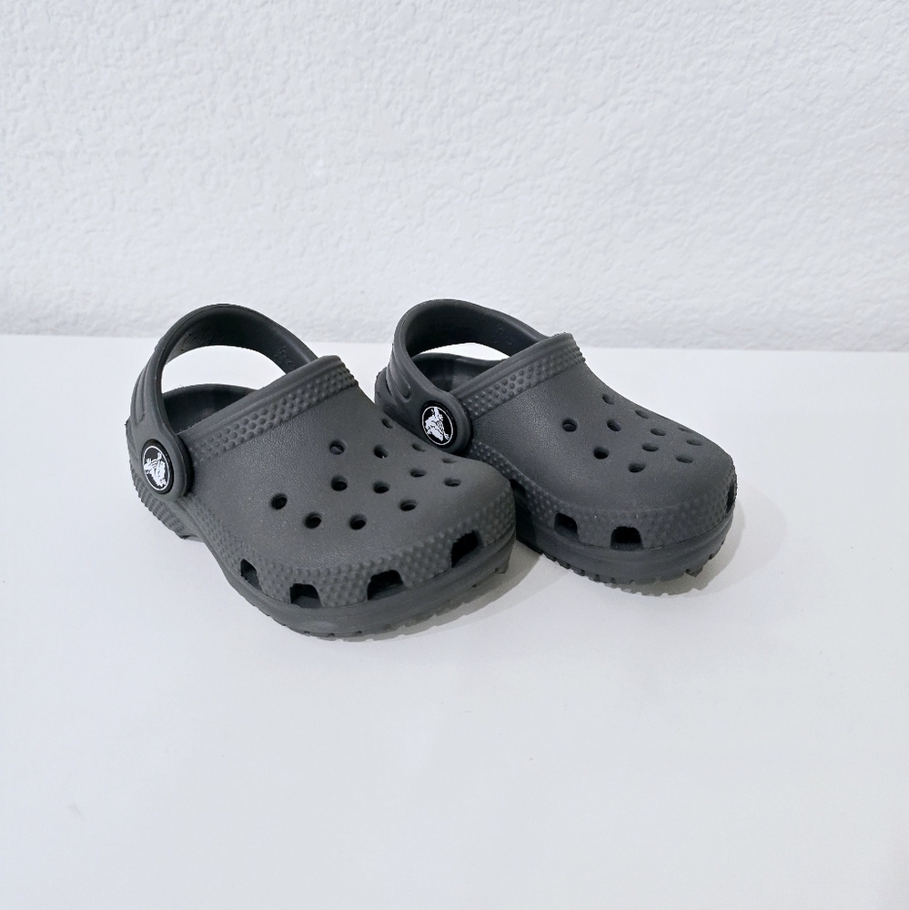 Crocs Toddler Classic Clog - Slate Gray - Size C5